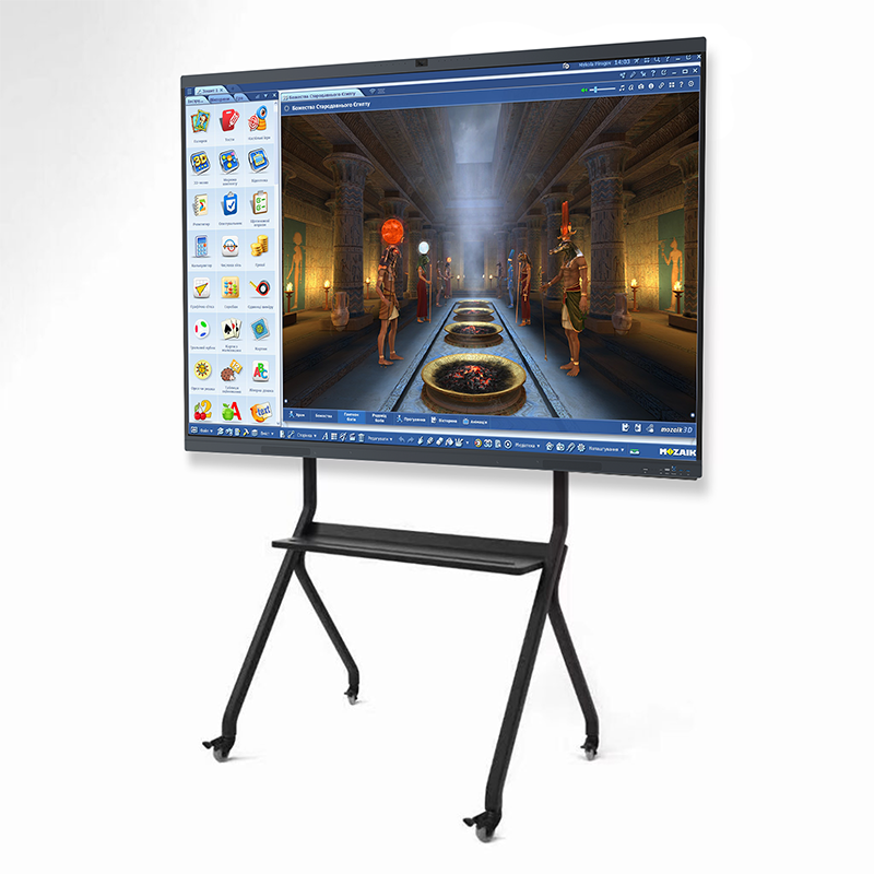 Інтерактивна панель EdPro Touch B 75" (ETP75B), мобільний стенд